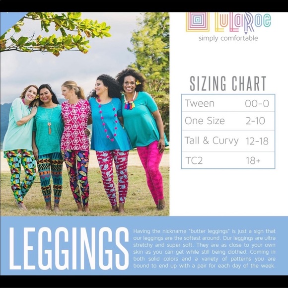 LuLaRoe OS Leggings Americana 4th of July Popsicle - Picture 8 of 8